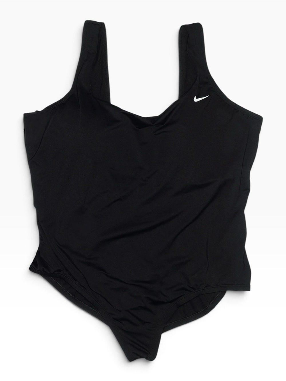 Nike Essential One Piece Swimsuit 3X Black Plus Size U Back NESSB227